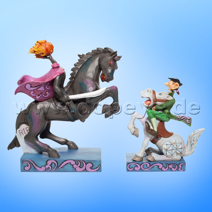 Disney Traditions - Heads Up, Ichabod! (Headless Horseman & Ichabod) figurine by Jim Shore 6007059