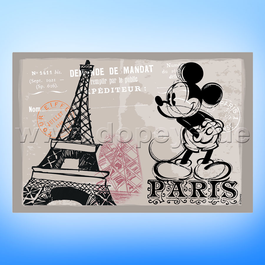 Disney Platzdeckchen / Unterlage Mickey Maus "Paris" im italienischen Design