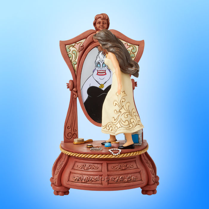 Disney Traditions Figur - Vanessa Spiegelszene mit Ursula (Sinister Reflections) von Jim Shore 6016343