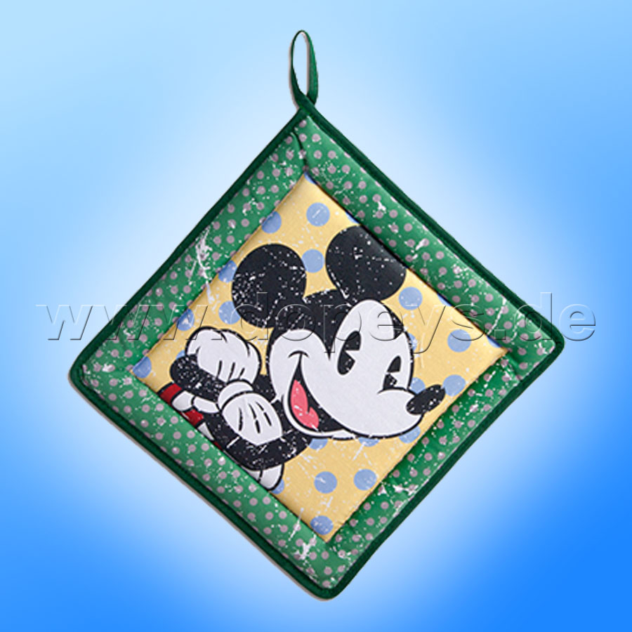 Disney Set aus Ofenhandschuh und 2 Topflappen "Mickey & Minnie" im italienischen Design