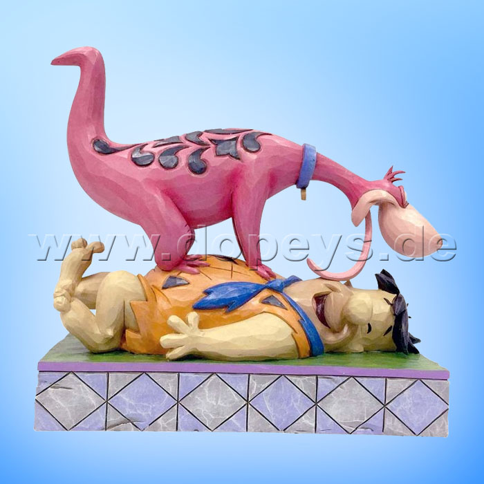 The Flintstones / Jim Shore Figur von Enesco."Prehistoric Man's Best Friend (Dino & Fred Feuerstein)" 4058335
