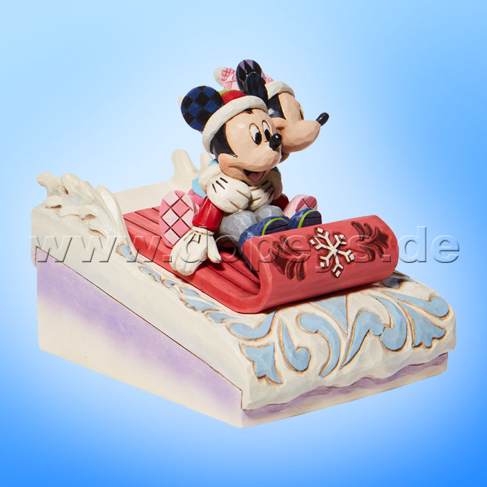 Disney Traditions - Sledding Sweethearts (Mickey & Minnie Sledding) figurine by Jim Shore 6008972