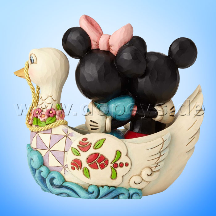 Disney Traditions / Jim Shore Figur von Enesco "Lovebirds (Mickey und Minnie in einem Schwanenboot)" 4059744