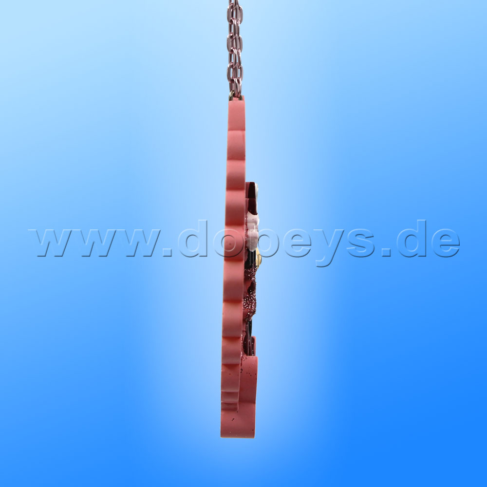 Kurt S. Adler - Disney "Minnie Maus" Pink 3D-Relief Weihnachtsanhänger / Ornament DN32002