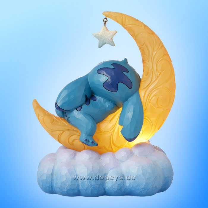 Disney Traditions - Stitch & Scrump on Light-up Moon (Sweet Dreams) figurine by Jim Shore 6016334