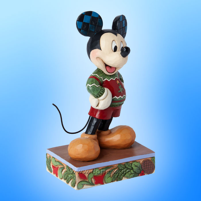 Disney Traditions - Mickey Mouse Christmas Sweater (All Decked Out) figurine by Jim Shore 6015002