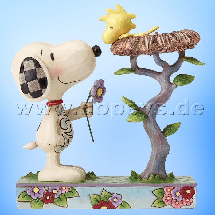 Peanuts / Jim Shore figurine from Enesco "Nest Warming Gift (Snoopy and Woodstock)" 4054079.