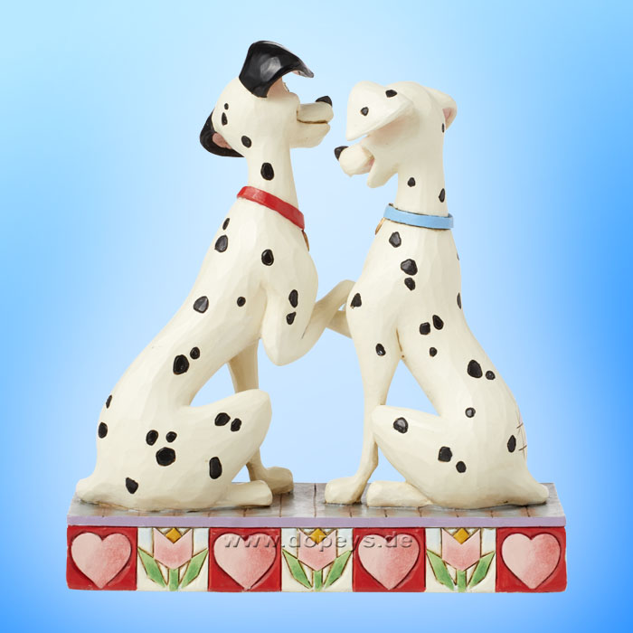 Disney Traditions Figur - Dalmatiner Pongo & Perdita (101 Ways to Love You) von Jim Shore 6016331