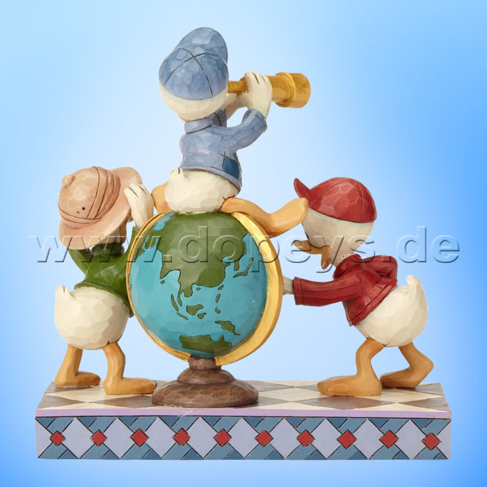 Disney Traditions - Navigating Nephews (Huey, Dewey & Louie Duck Tales) by Jim Shore 6001286