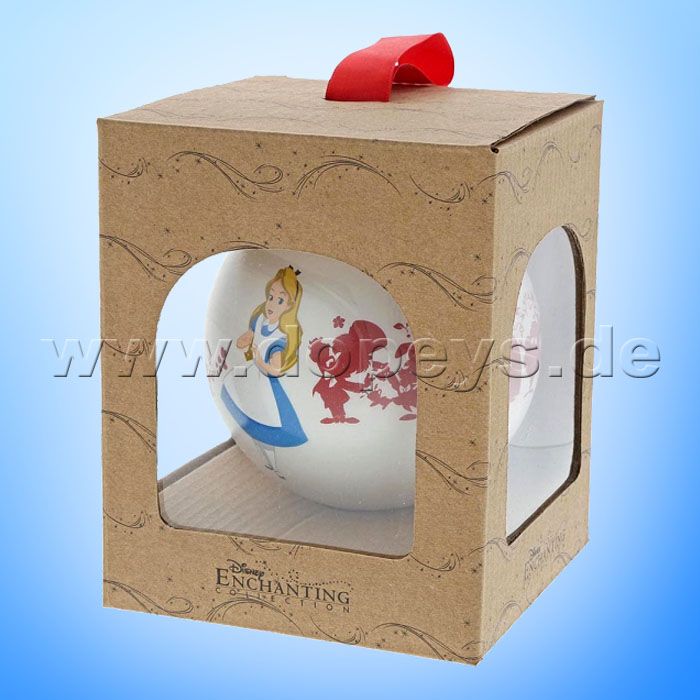 Disney Enchanting Collection - We're All Mad Here (Alice im Wunderland Weihnachtsbaumkugel / Glaskugel) A29679