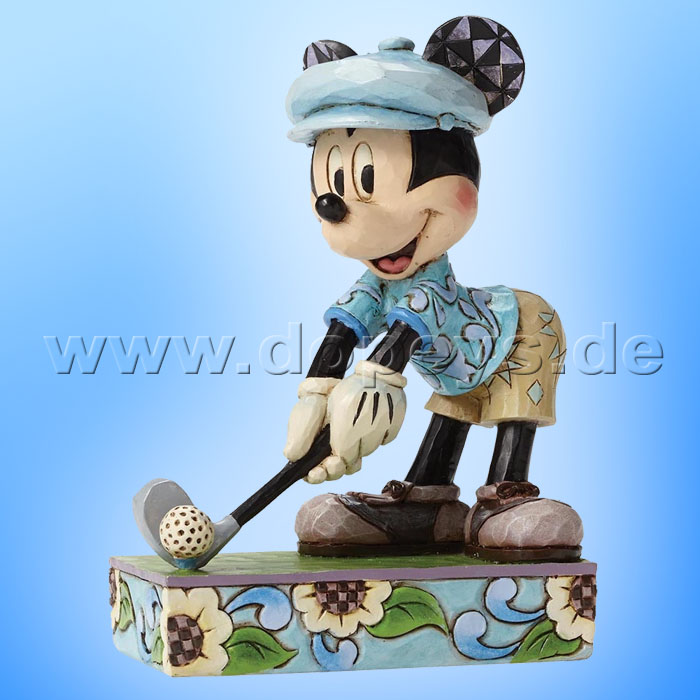 Disney Traditions / Jim Shore Figur von Enesco."Hole in One (Golfer Mickey Maus)" 4050392.