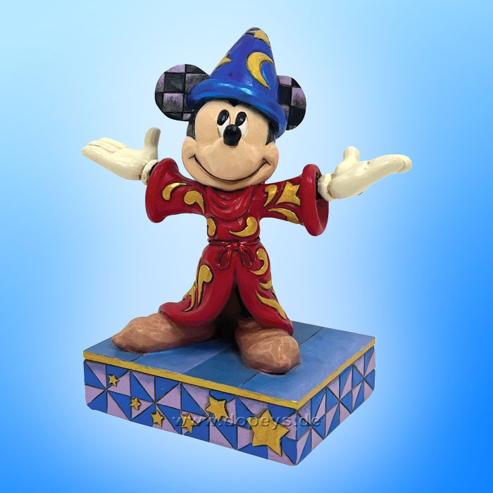 Disney Traditions Figur - Mickey als Zauberer Personality (Magical Moment) von Jim Shore 6016900
