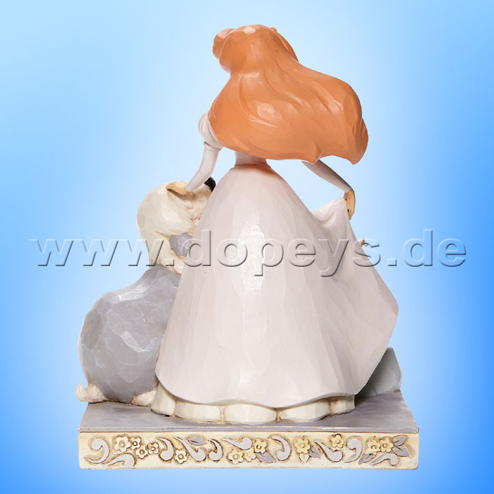 Disney Traditions - Spirited Siren (Ariel with Max & Scuttle White Woodland) figurine by Jim Shore 6008066