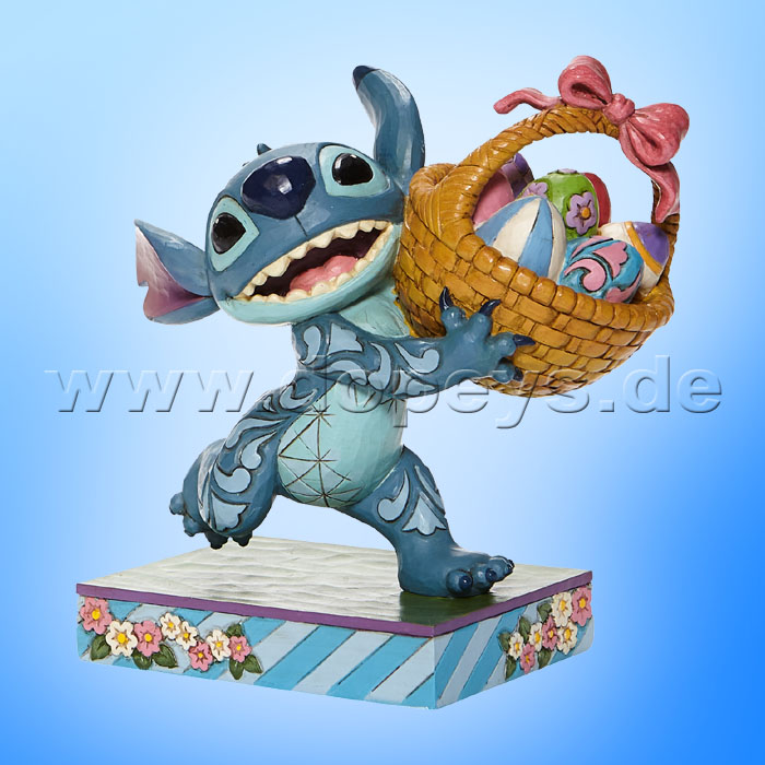 Disney Traditions - Bizarre Bunny (Stitch mit Osterkorb) von Jim Shore 6008075