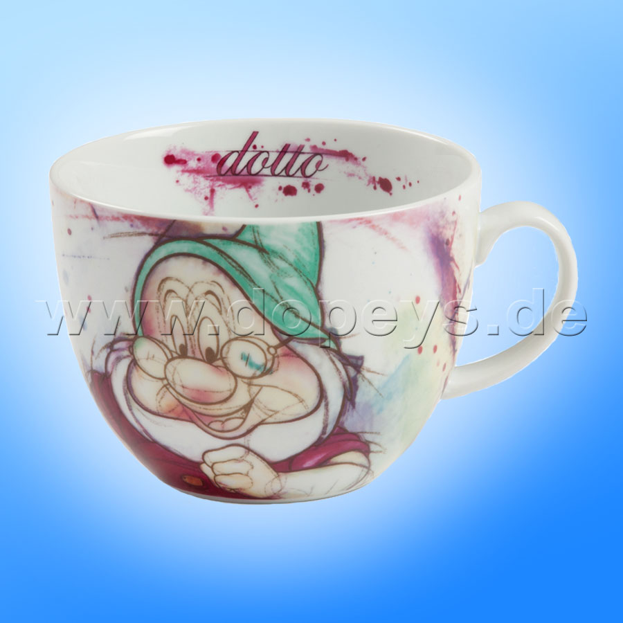 Big Disney Cappuccino Cup "Doc" Italian Design, 60 cl
