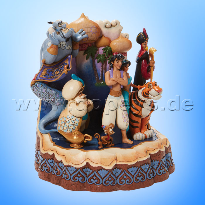Disney Traditions - Arabian Nights (Aladdin Carved by Heart) figurine by Jim Shore 6008999