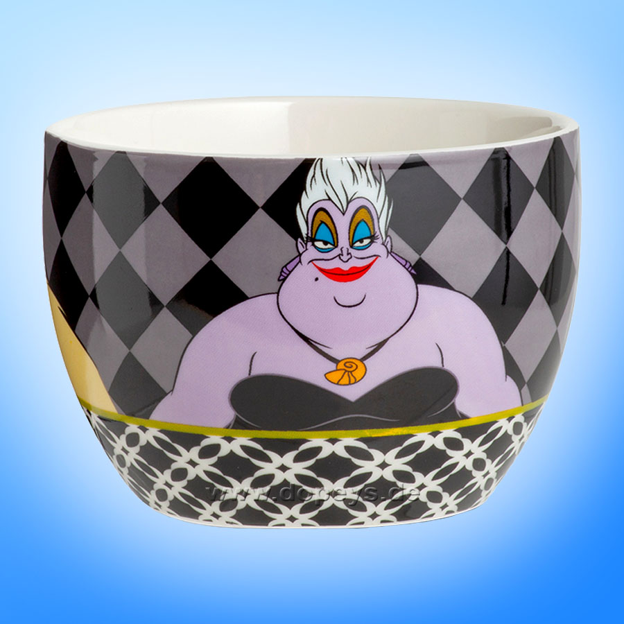 Große Disney Frühstückstasse / Cappuccino Tasse - Tales "Disney Bösewichte" im italienischen Design 102006