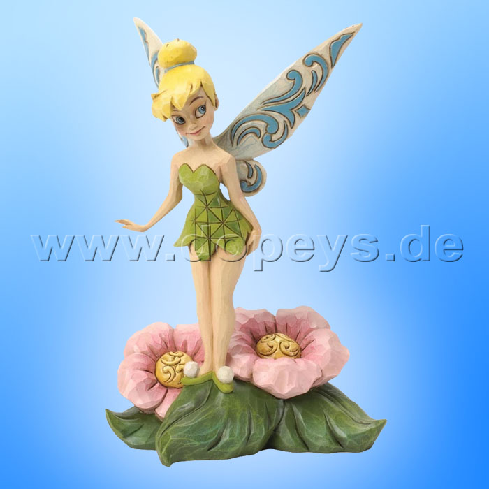 Disney Traditions / Jim Shore figurine from Enesco "Flower Fairy (Tinker Bell Standing on Flower Figurine)" 4037505.