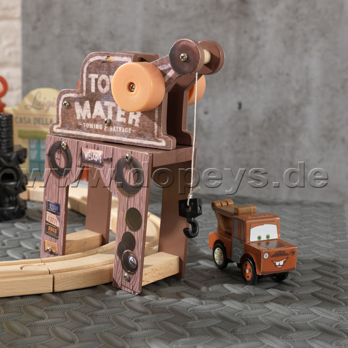 Disney Pixar Cars 3 50-teiliges Eisenbahnset Radiator Springs von KidKraft 18013