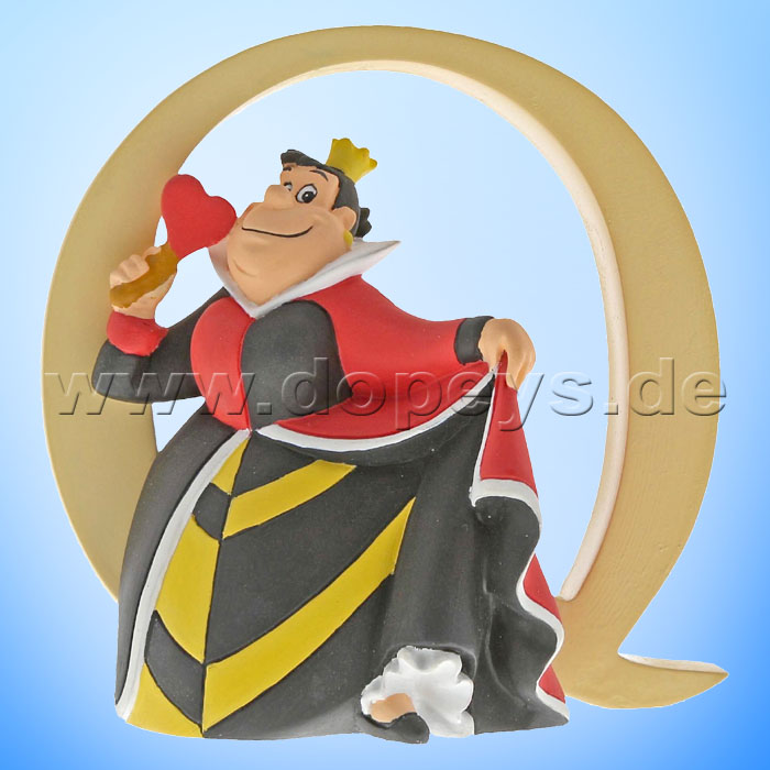 Enchanting Disney Collection - Letter "Q" - Queen of Hearts figurine by Enesco A29562