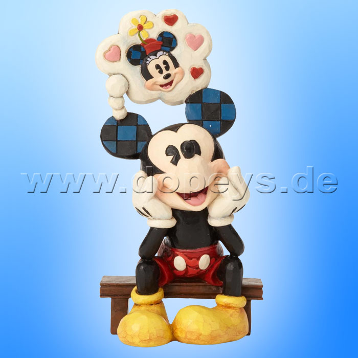 Thinking Of You (Mickey mit Liebesgedanken) Figur von Disney Traditions / Jim Shore - Enesco 6001281