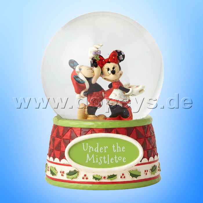 Disney Traditions / Jim Shore figurine from Enesco "Under The Mistletoe (Mickey Mouse & Minnie Mouse Waterball)" 4060275