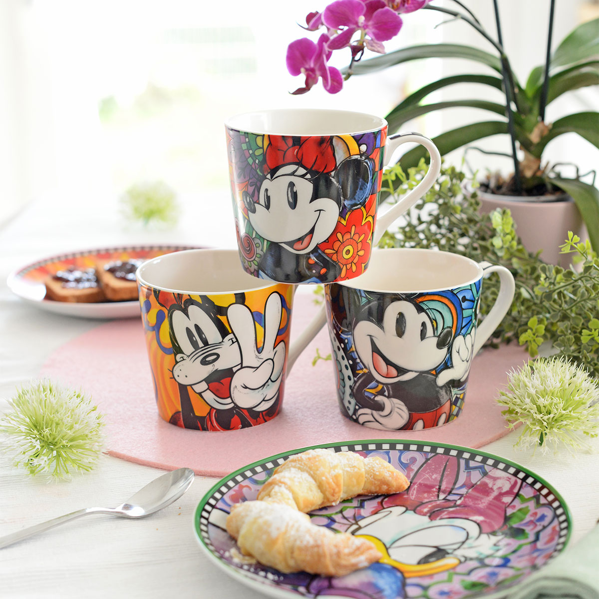 Disney Kaffeetasse / Kaffeebecher "Minnie Maus" Forever & Ever im italienischen Design 103002