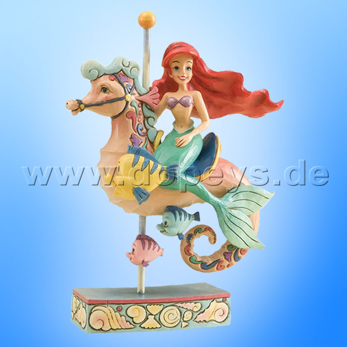 Disney Traditions / Jim Shore figurine from Enesco "Princess Of The Sea (Ariel Riding A Carousel Sea-Horse)" 4011742.