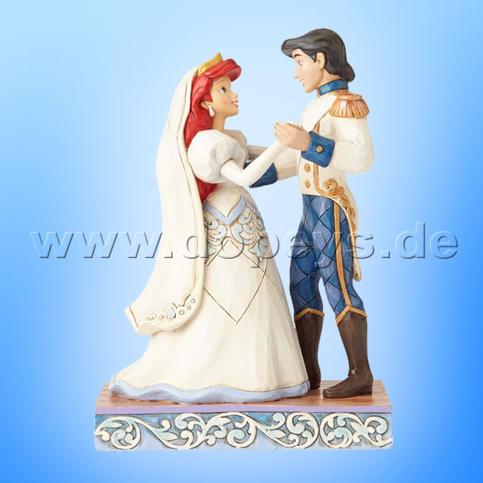 Disney Traditions / Jim Shore figurine from Enesco "Wedding Bliss (Ariel & Prince Eric Figurine)" 4056749.