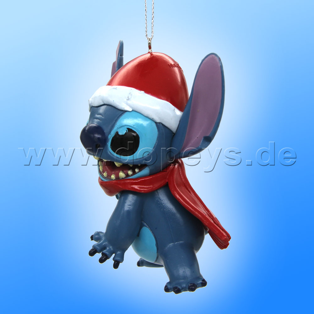 Kurt S. Adler - Disney "Santa 626" Stitch with Santa Hat Hanging Ornament DN37069