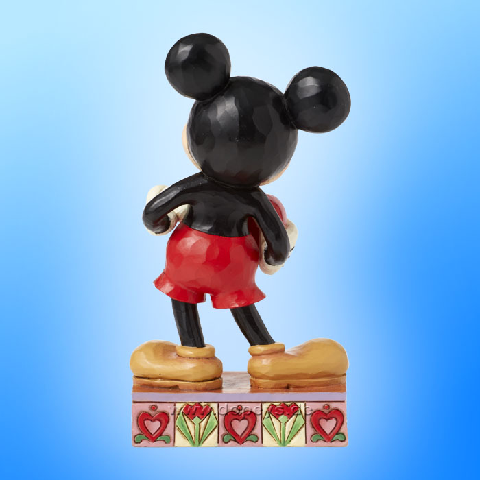 Disney Traditions Figur - Mickey mit personalisierbarem Herz (A Love Note) von Jim Shore 6016329