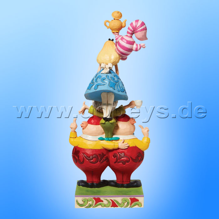 Disney Traditions - We're All Mad Here (Stacked Alice in Wonderland) figurine by Jim Shore 6008997