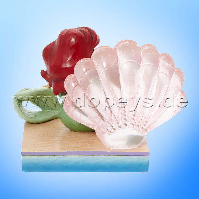 Disney Traditions - Ariel with Clear Resin Shell (A Tail of Love) figurine by Jim Shore 6011923