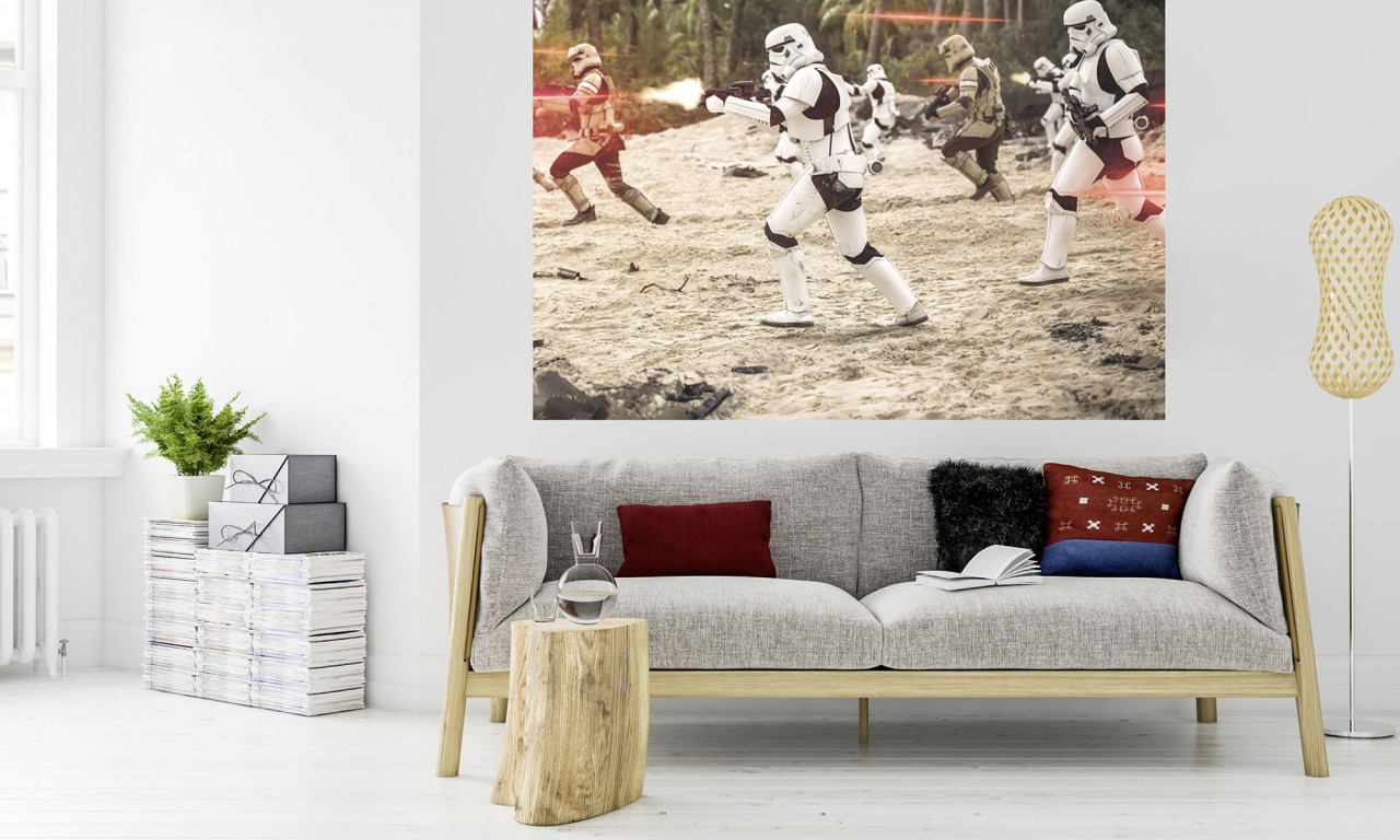 Star Wars Vlies Fototapete "Star Wars Imperial Strike" 2,00m x 1,50m