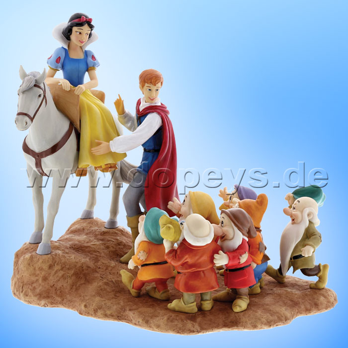 Enchanting Disney Collection - Schneewittchen mit Prinz und den 7 Zwergen (Joyful Farewell) Figur A2873