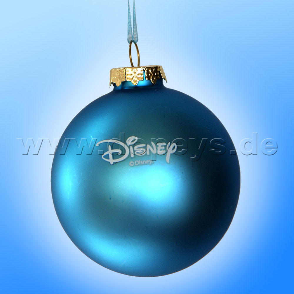 Kurt S. Adler - Frozen "Olaf with Frozen Garland" Christmas Bauble blue DN03005-D