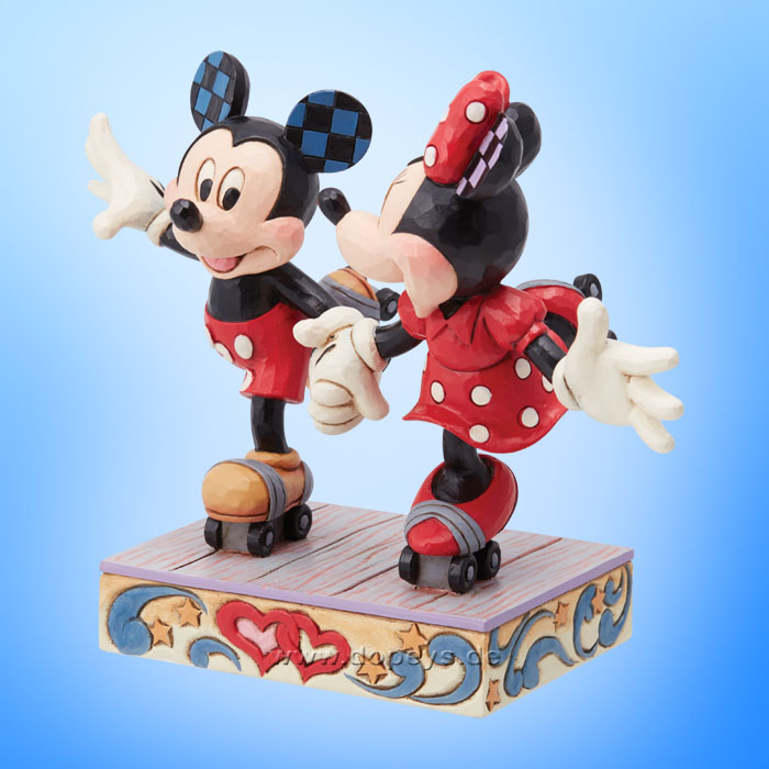 Disney Traditions - Mickey & Minnie Roller Skating (A Sweet Skate) figurine by Jim Shore 6014315