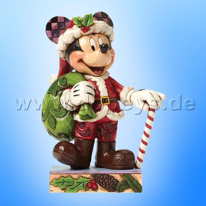 Disney Traditions / Jim Shore Figur von Enesco "Holiday Cheer for All (Mickey Maus)" 4046014.
