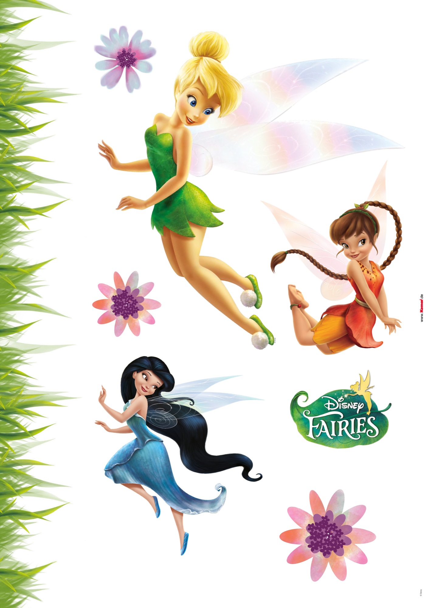 Disney Wandsticker / Wandaufkleber Tinker Bell "Fairies"