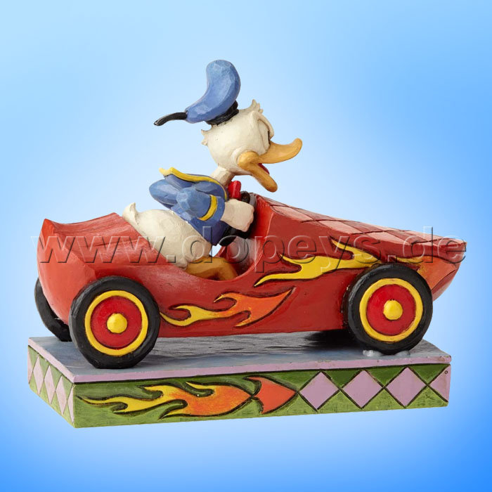 Disney Traditions / Jim Shore Figur von Enesco "Road Rage (Donald beim Seifenkistenrennen)" 6000975