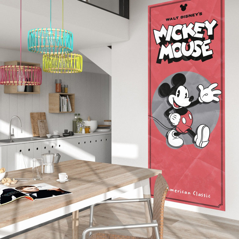 Disney Vlies Fototapete Mickey Maus "Mickey - American Classic" 1,00m x 2,50m
