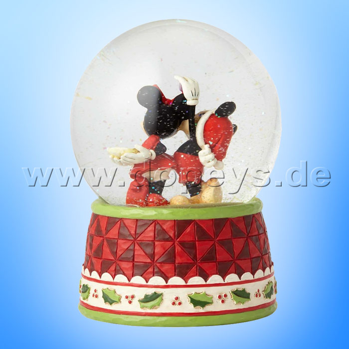 Disney Traditions / Jim Shore figurine from Enesco "Under The Mistletoe (Mickey Mouse & Minnie Mouse Waterball)" 4060275