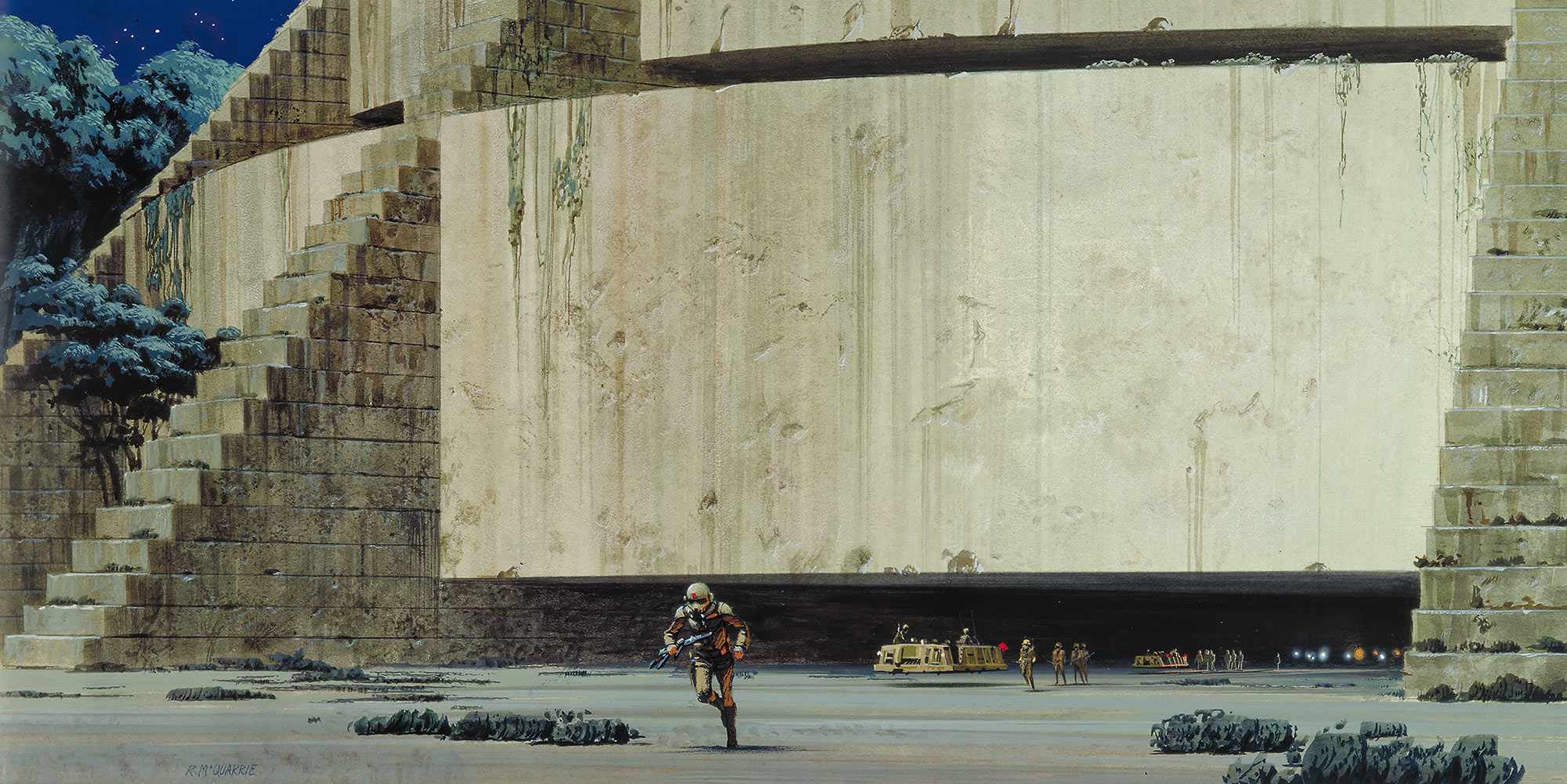 Star Wars Vlies Fototapete "Star Wars Classic RMQ Yavin Temple"