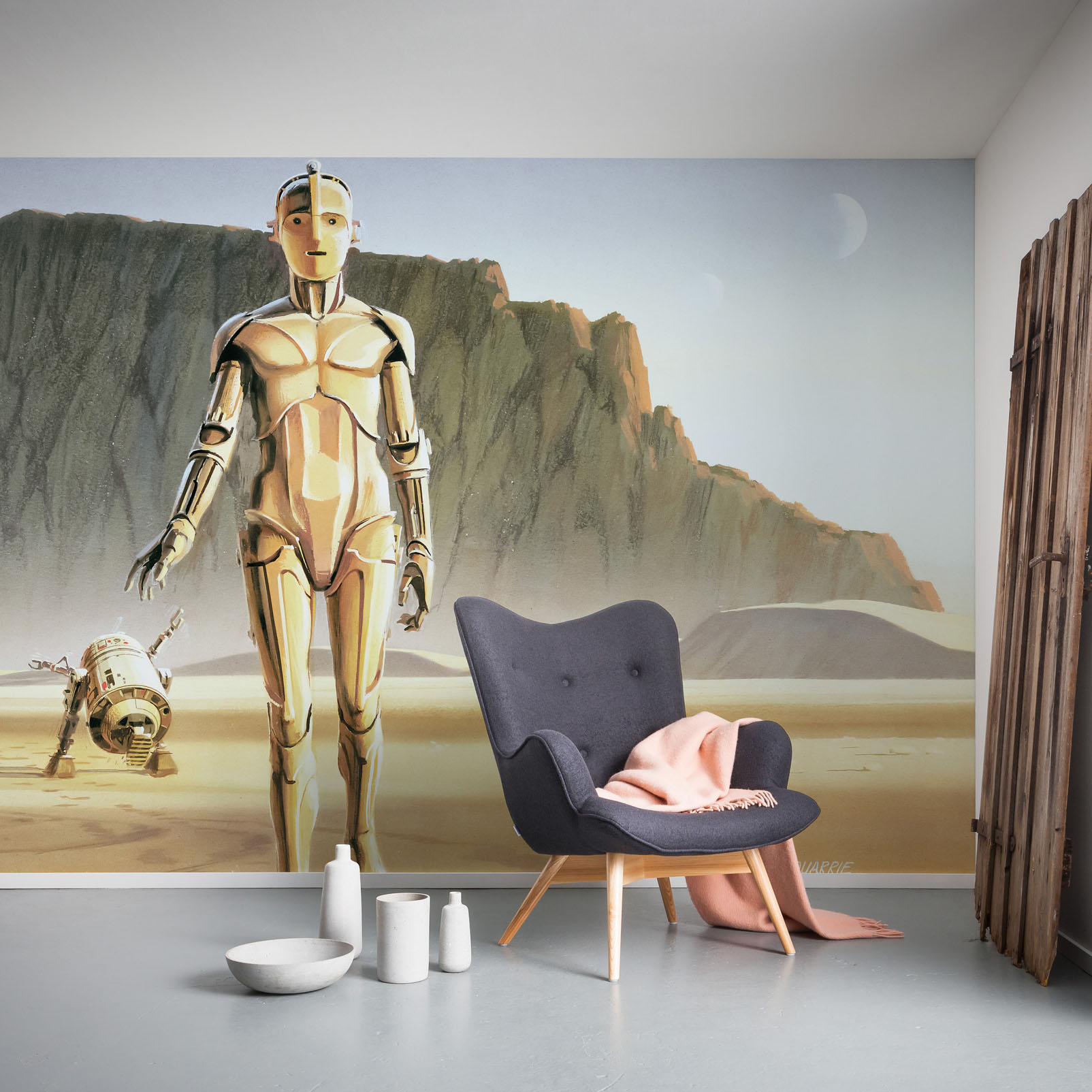 Star Wars Vlies Fototapete "Star Wars Classic RMQ Droids"