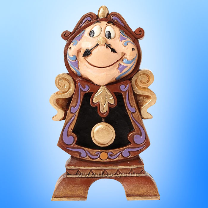 Disney Traditions / Jim Shore figurine from Enesco "Keeping Watch (Cogsworth Figurine)" 4049621.