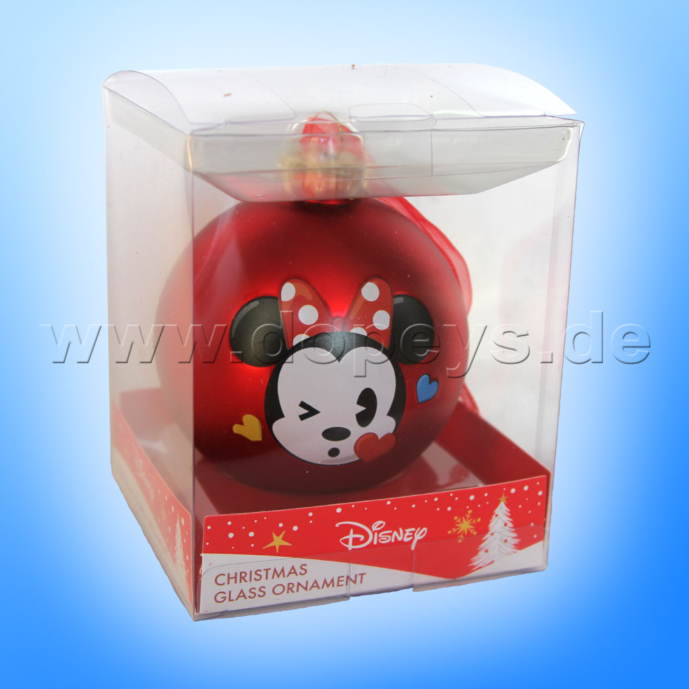 Kurt S. Adler - "Baby Minnie with Bow" Disney Christmas Bauble red DN02005-F