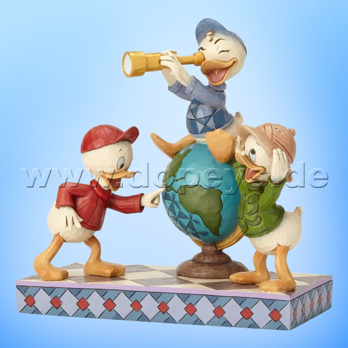 Disney Traditions - Navigating Nephews (Huey, Dewey & Louie Duck Tales) by Jim Shore 6001286