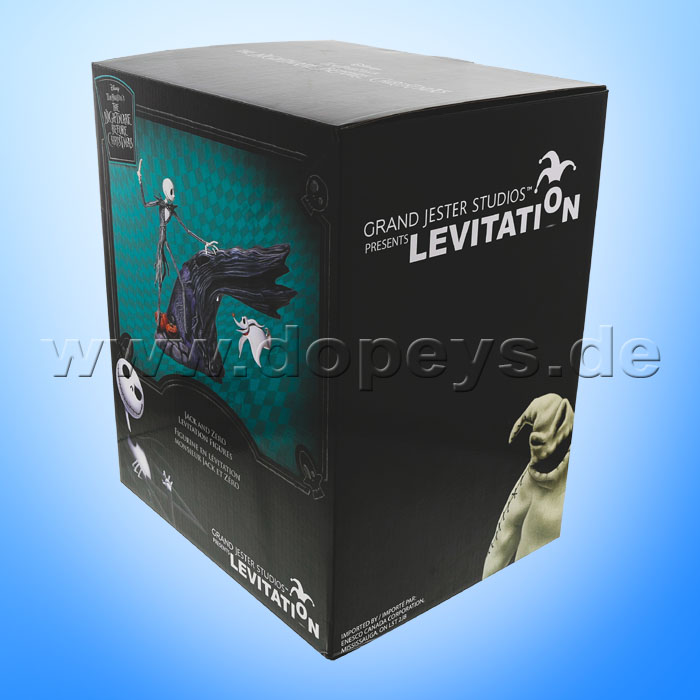 Disney Grand Jester Studios - Zero & Jack Figur mit Magnetschwebetechnik A30536