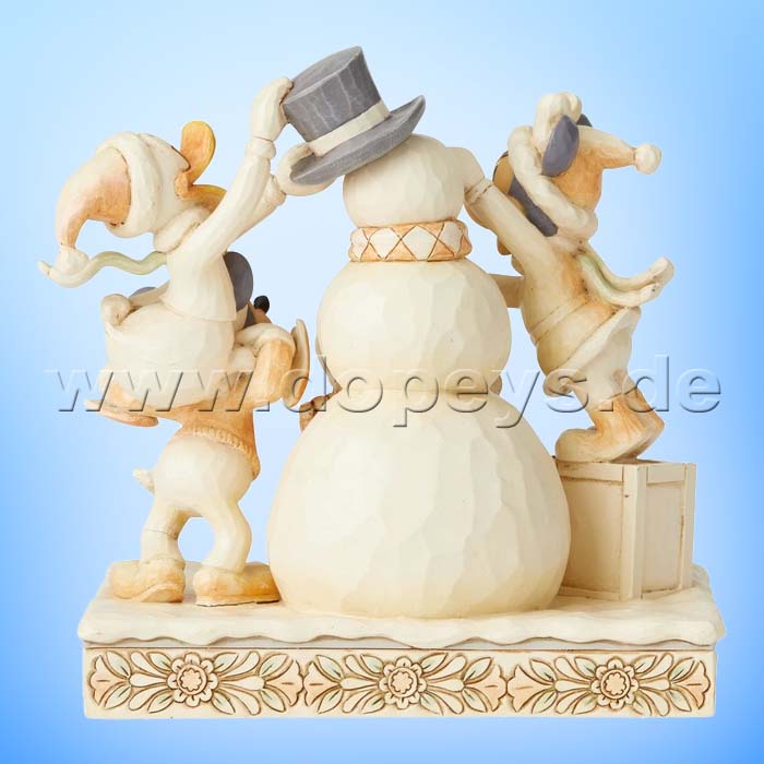 Frosty Friendship (Mickey & Freunde White Woodland) Figur von Disney Traditions / Jim Shore - Enesco 6002828