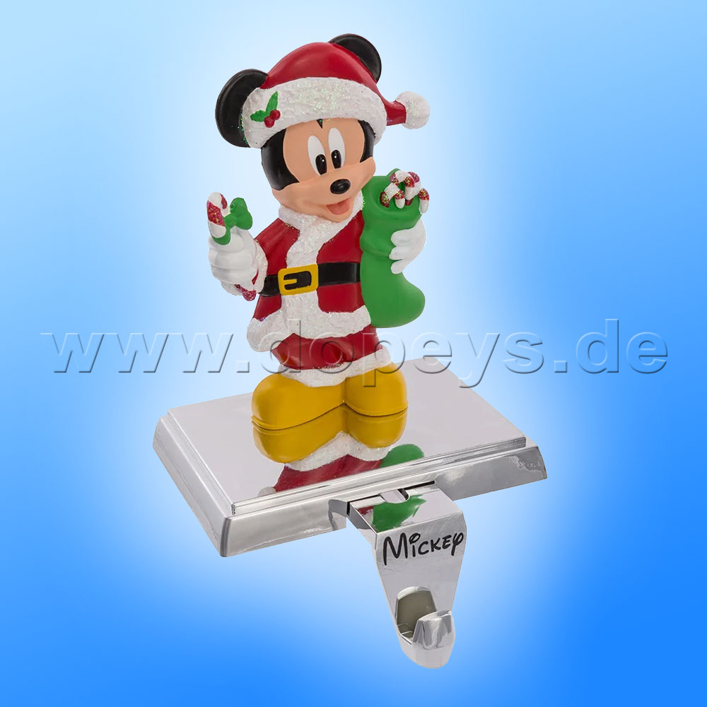 Kurt S. Adler - Disney Christmas Stocking Hanger "Mickey Mouse" With Retractable Hook DN7161